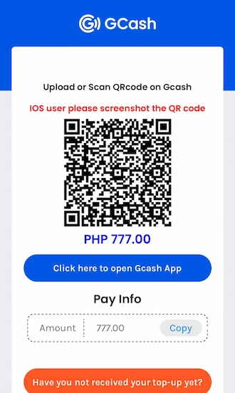 ✈Step 4: opens your GCash e-wallet application and makes payment by uploading or Scanning the QR code.