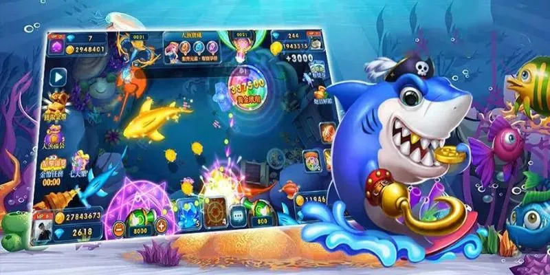 The bright and lovely underwater world is just offered at Fun Fish Shooting
